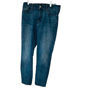 7 For All Mankind Jen 7 Slim Boyfriend Jeans Size 8 Medium Wash Denim